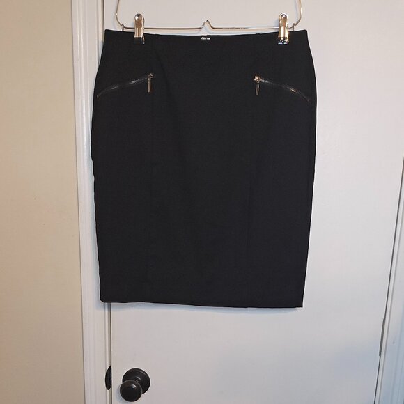 Alfani Black Ponte Pull-On Skirt – Size 10 - Picture 1 of 5